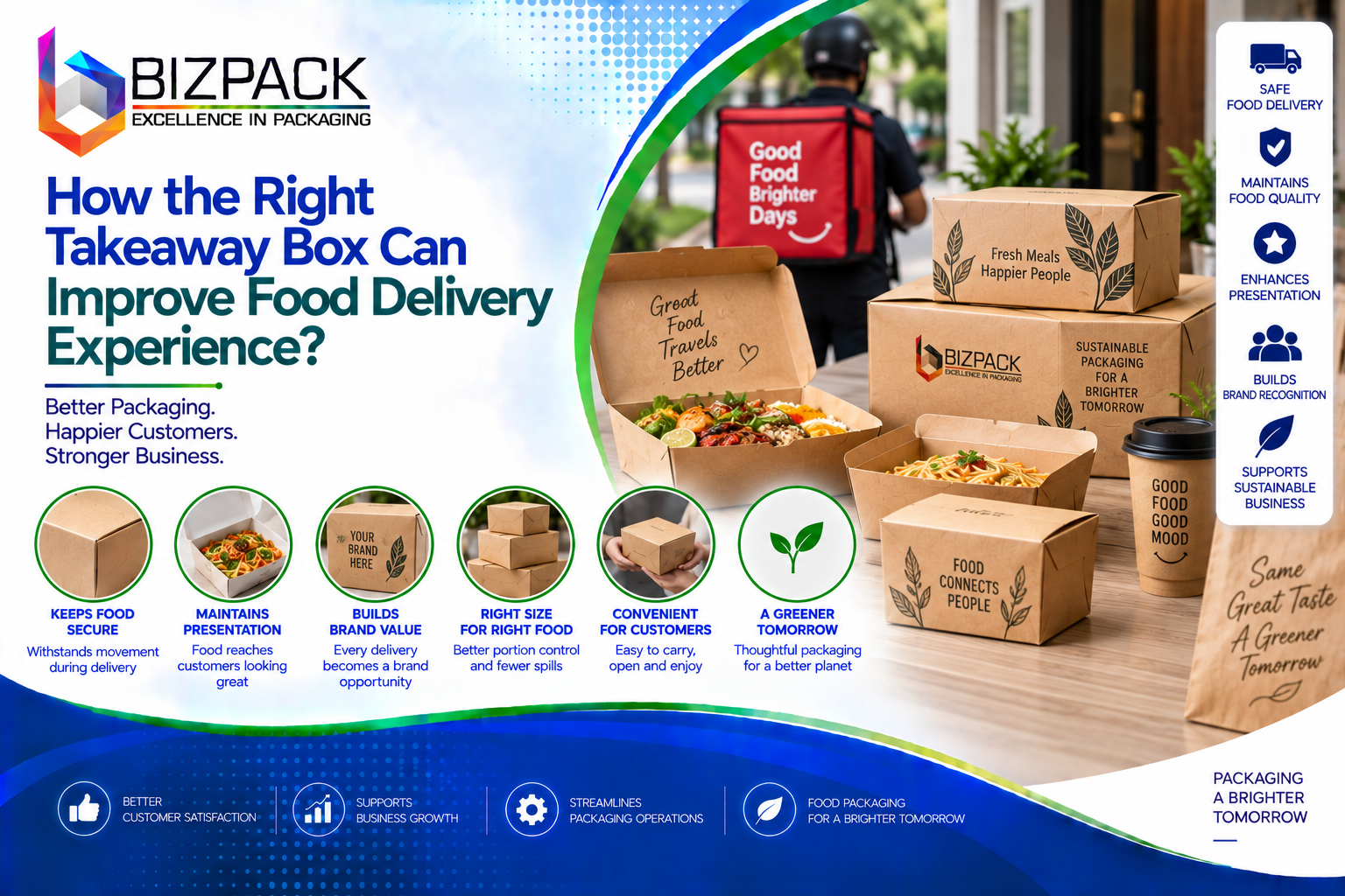 How the Right Takeaway Box Can Improve Food Delivery Experience?